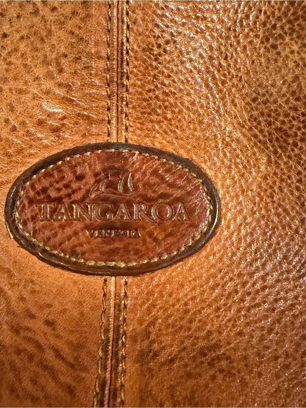 Tangaroa Leather Weekender Bag - Brown